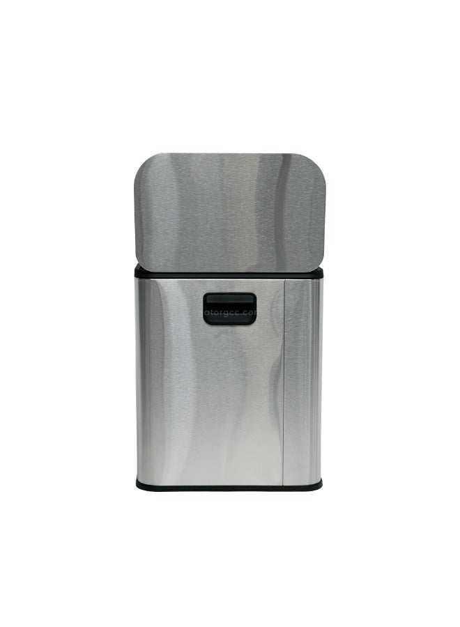 EK Bins Soft-Close Pedal Bin – Brushed Matte Stainless Steel -20 - Image 3